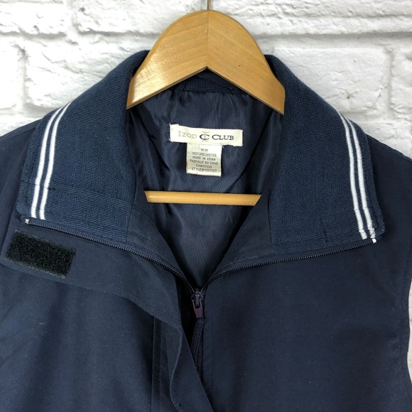 NWOT Izod Club Golf Vest Navy Blue Size Medium - Picture 4 of 5